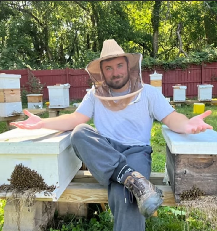 Brandon Frost is the owner of Brandon’s Bees in Oxford, Ohio.