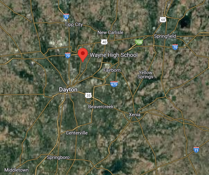 Map of Wayne High School near Dayton 

Produced by: Andrew Relvas 