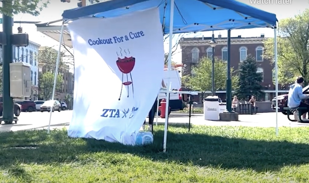 Miami Greek life comes together for breast cancer awareness cookout