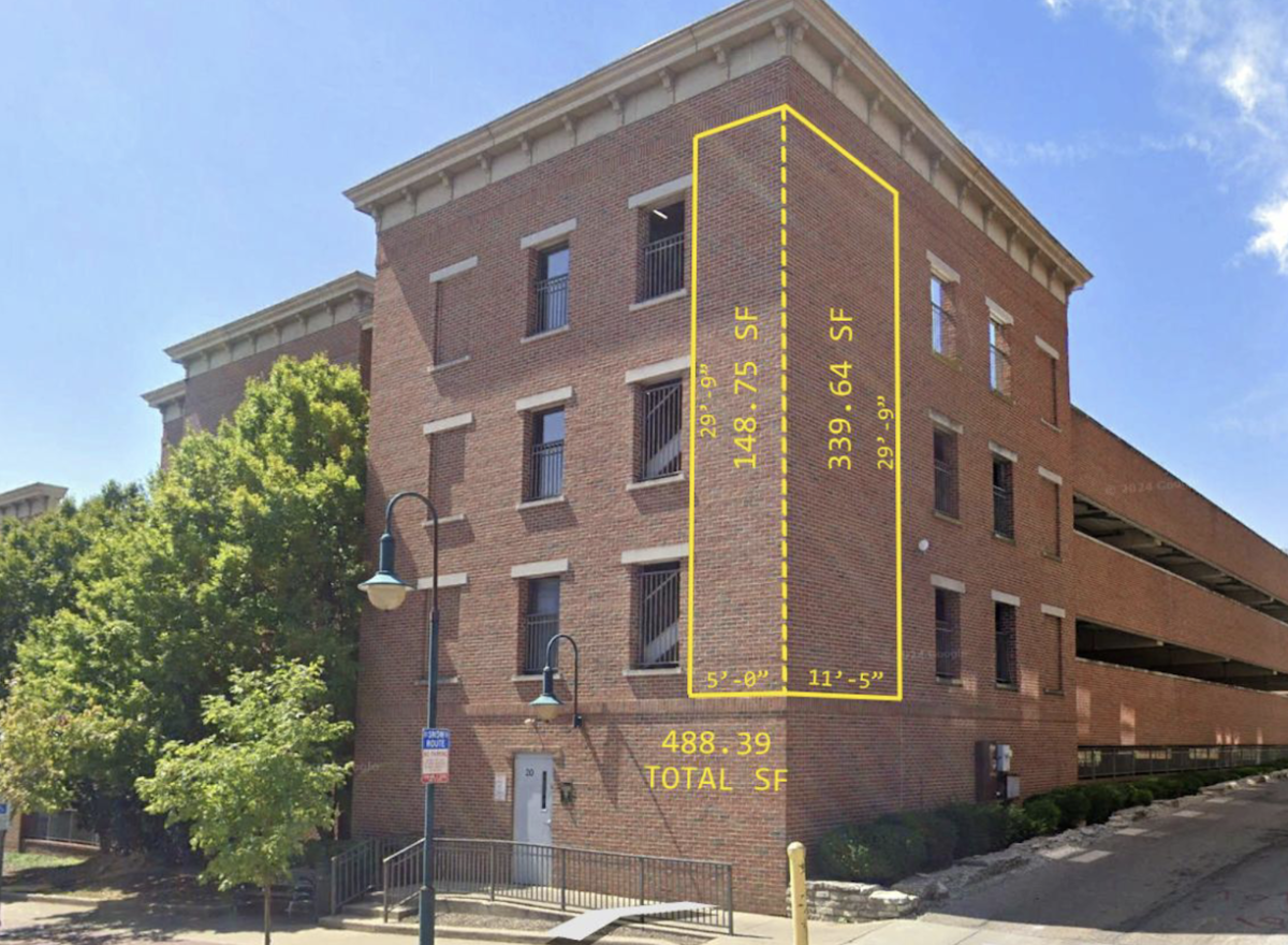 The mural will be located at the Oxford Municipal Parking Garage at 6 W. Walnut Street. Photo provided by Oxford City Council’s call for submissions.